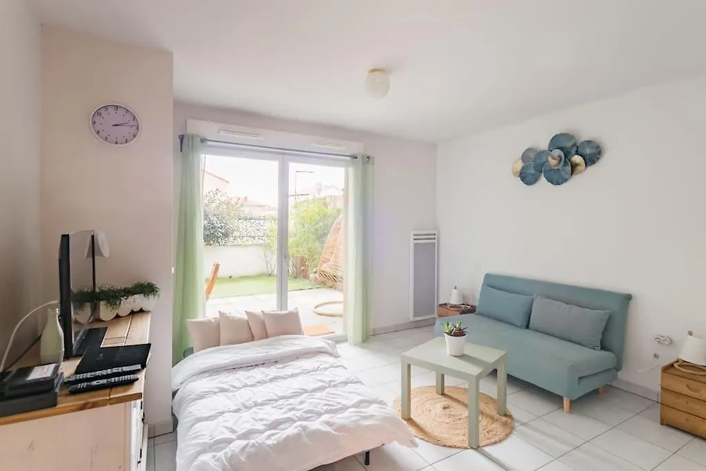 Апартаменты Grand T1 Bis Avec Jardin Expose Plein Sud Et Salle De Sport Тулуза Франция